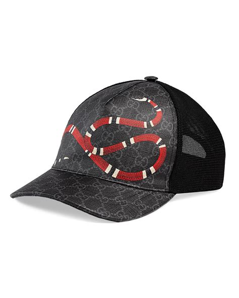 hat gucci black|snake Gucci hat.